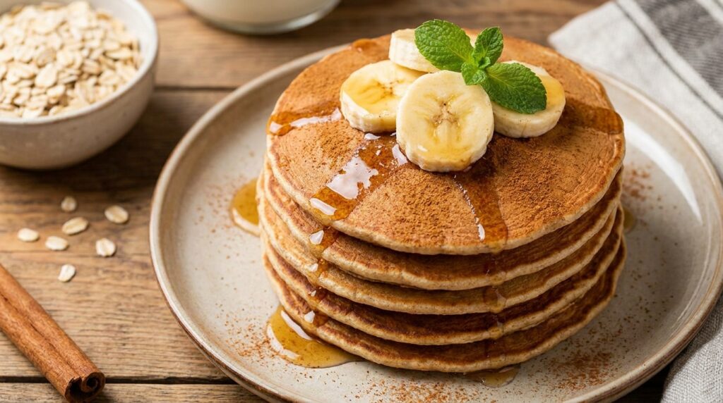 Panqueca de Banana com Aveia e Canela Sem Açúcar